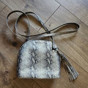 Hobo Brand Glam Snake Crossbody bag.
